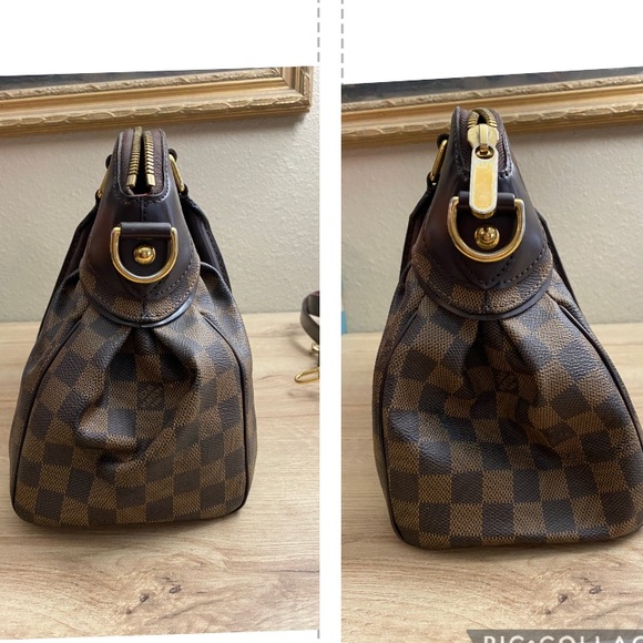 LOUIS VUITTON Damier Ebene Trevi PM w/LV Strap - Picture 8 of 14
